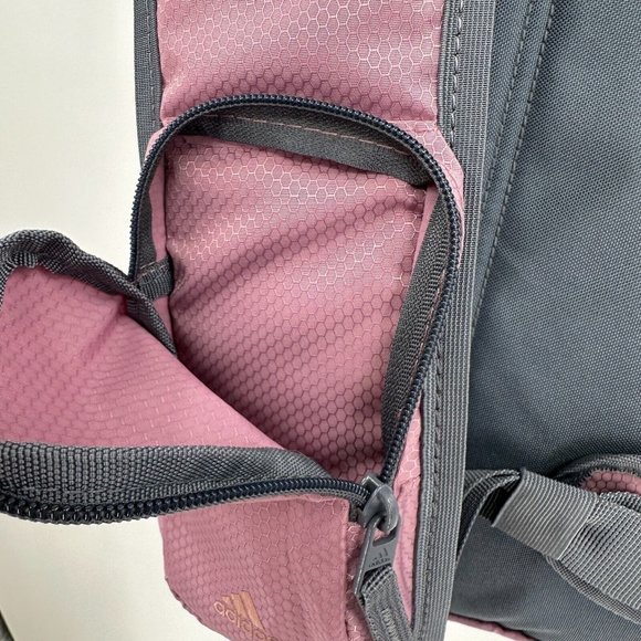 adidas Prime Sling Backpack Orchid Purple Large School Bag Fits Laptop/Tablet - Picture 16 of 16